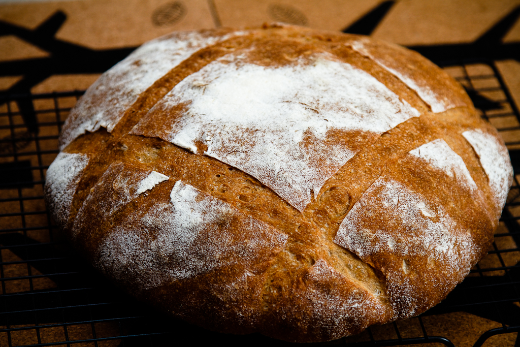 Bretoņu maize (Pain de Breton) krāsnī