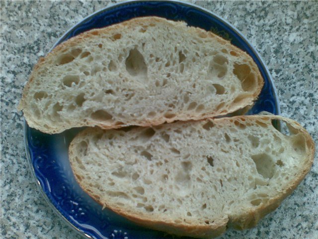 Rustic miracle bread (oven)