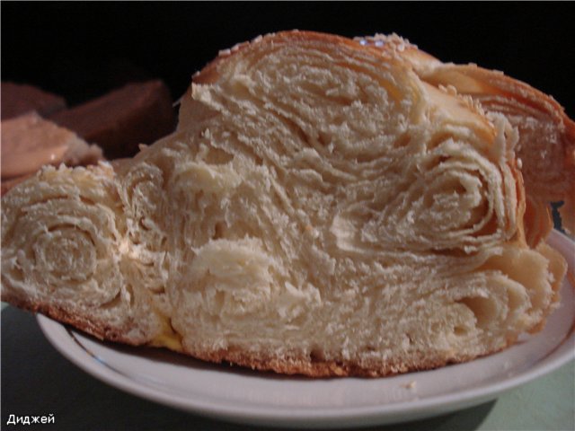 Challah lễ hội (bím tóc)