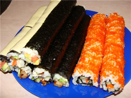 Hjemmelaget sushi