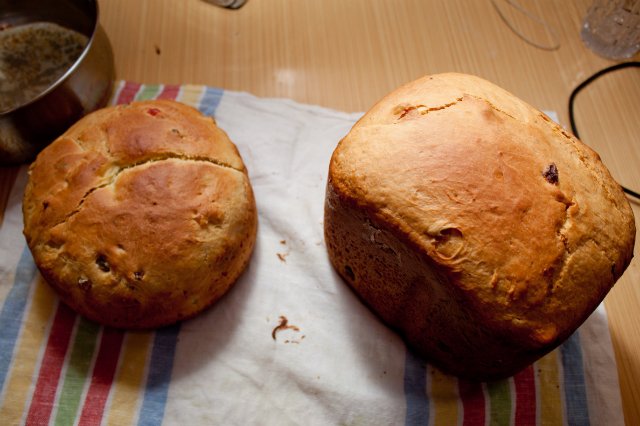 Pokhlebkin-kake og tilpasning til en brødmaker (mesterklasse)