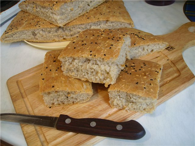 Focaccia ar saldskābi