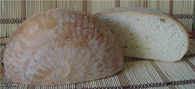 Roti Itali (Ann Thibeault) di dalam ketuhar