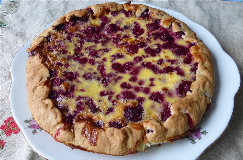 Raspberry tart (bánh pizza công chúa)