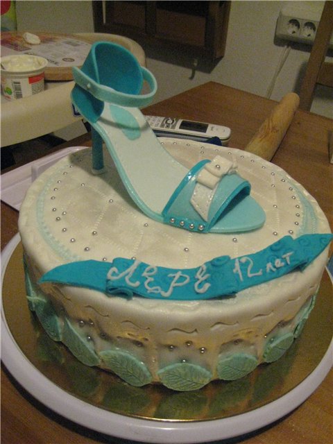 Cakes with shoes