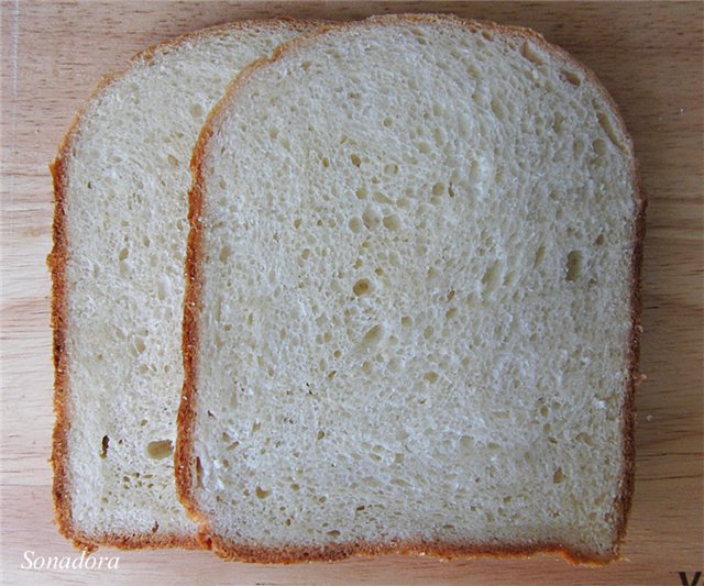 Wheat bread (bread maker)