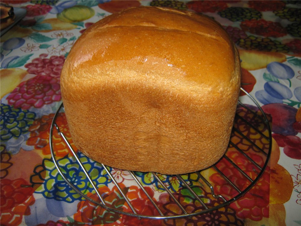 French bread in a bread maker