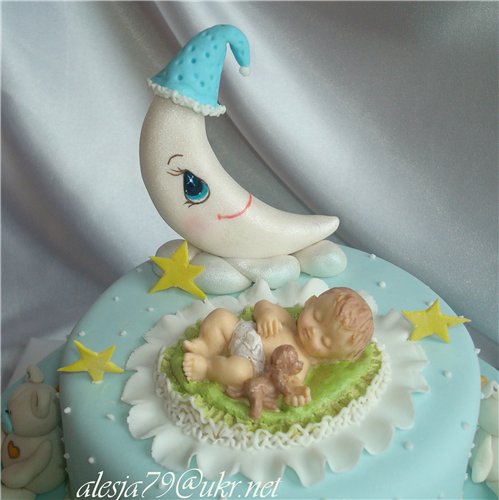 Children's cakes (with mastic children from moldov)