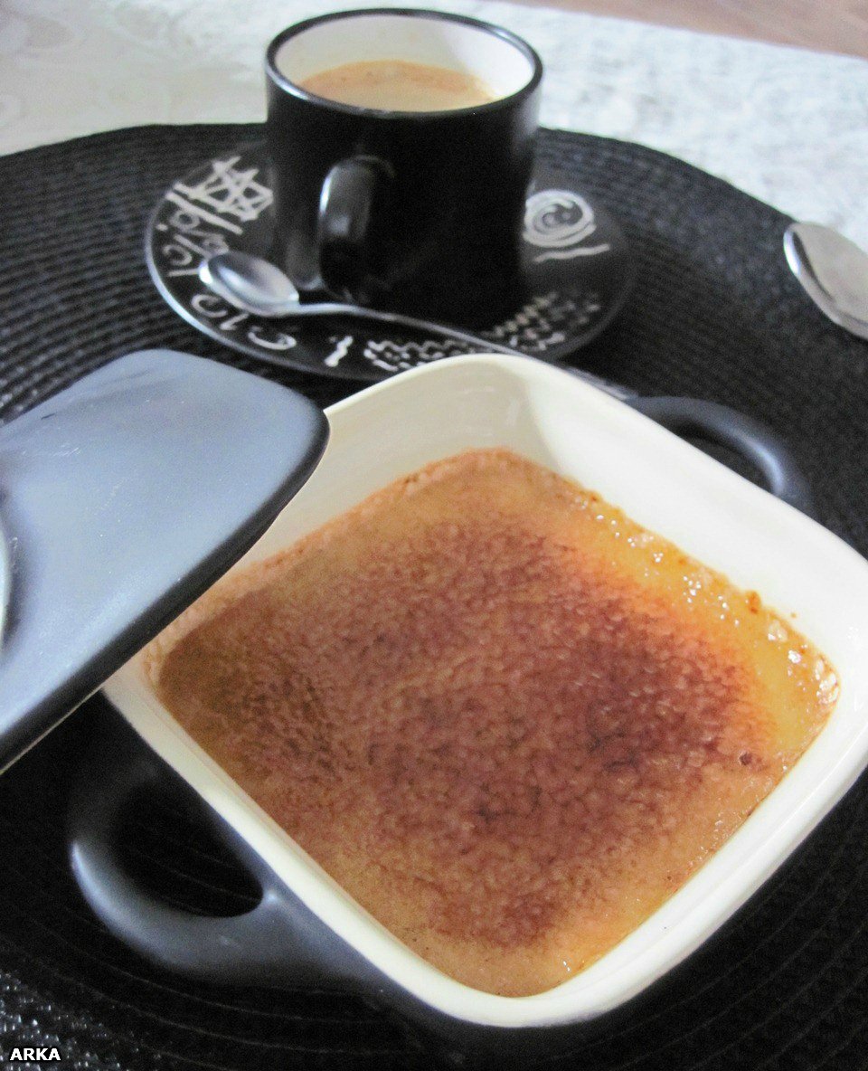 Creme brulee coconut