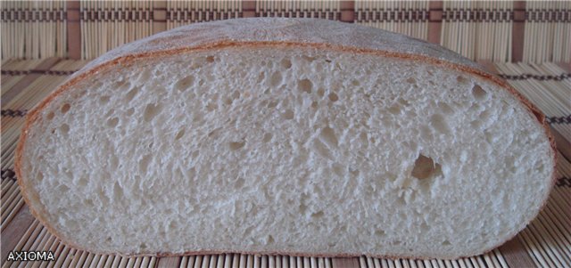 Roti Itali (Ann Thibeault) di dalam ketuhar