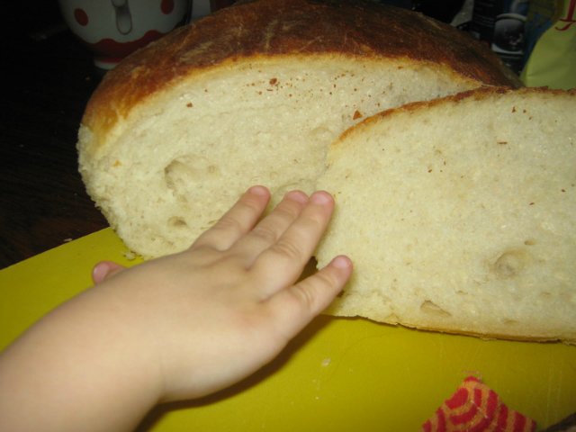 Italiensk brød (Ann Thibeault) i ovnen