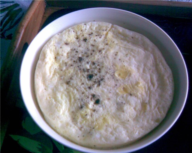 Omlete dubultā katlā