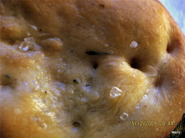 White pizza (Pizza Bianco) in the oven