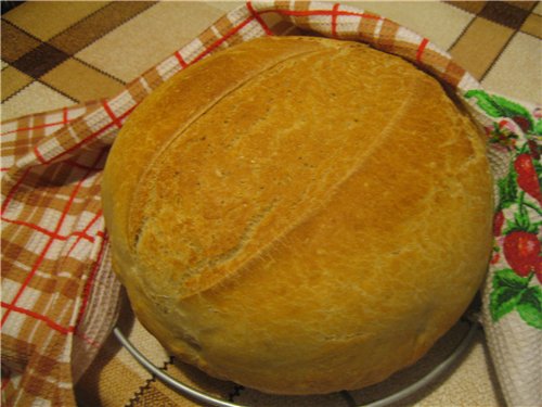 Ilgstoša baltā galda maize (krāsns)