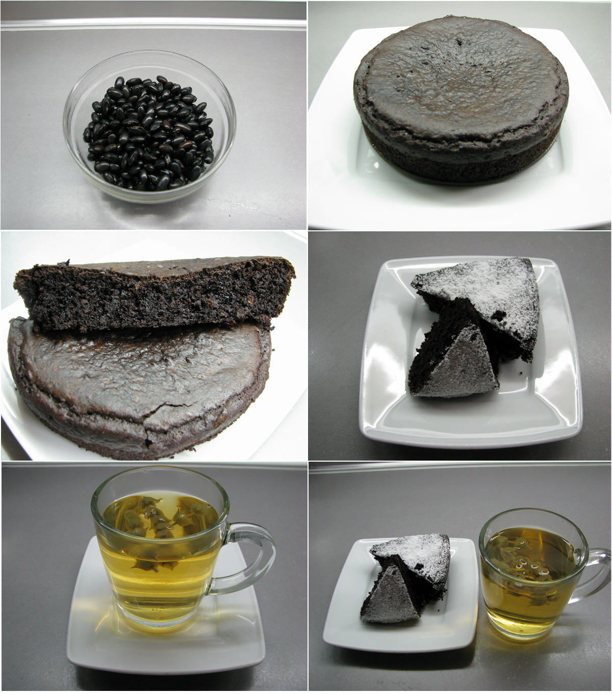 Black bean brownie til te