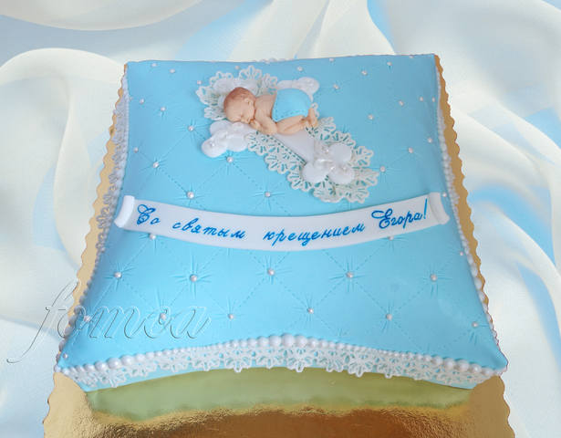 Cakes for birth, baptism, year (not numbers)