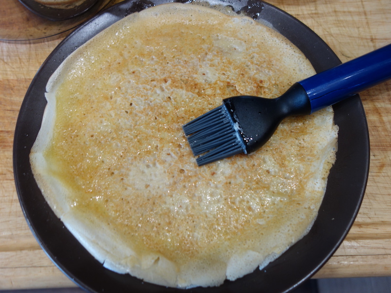 Pancakes are thin in a hole