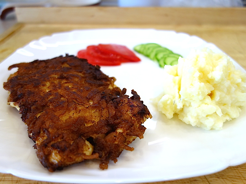 Kyllingschnitzel (mesterklasse)