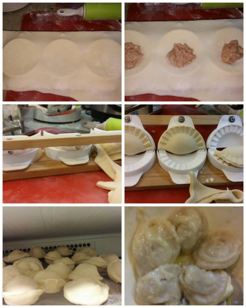 Dumplings og dumplings mold