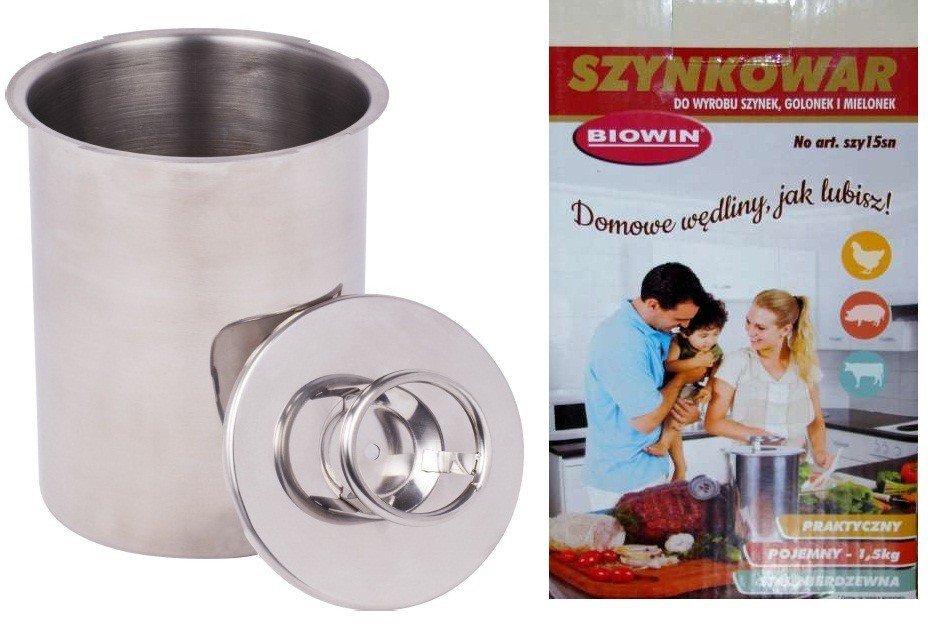 Výrobník šunky, drtič, lisovací forma na šunku (materiál)