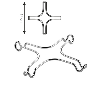 Flammediffusor (flammediffusor) for gasskomfyr