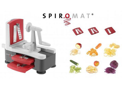 Spiralhakker (skiver, spiralizer) for kutting av grønnsaker og frukt