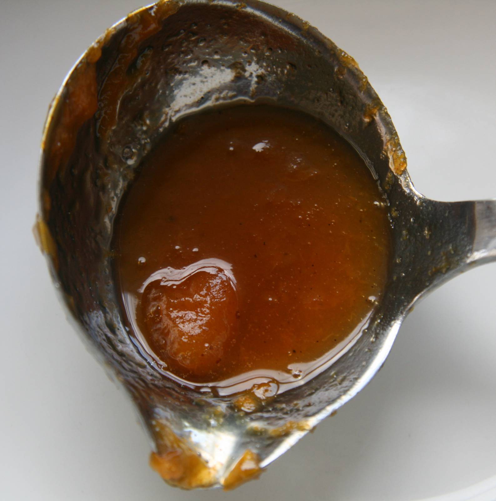 Apricot jam with liqueur