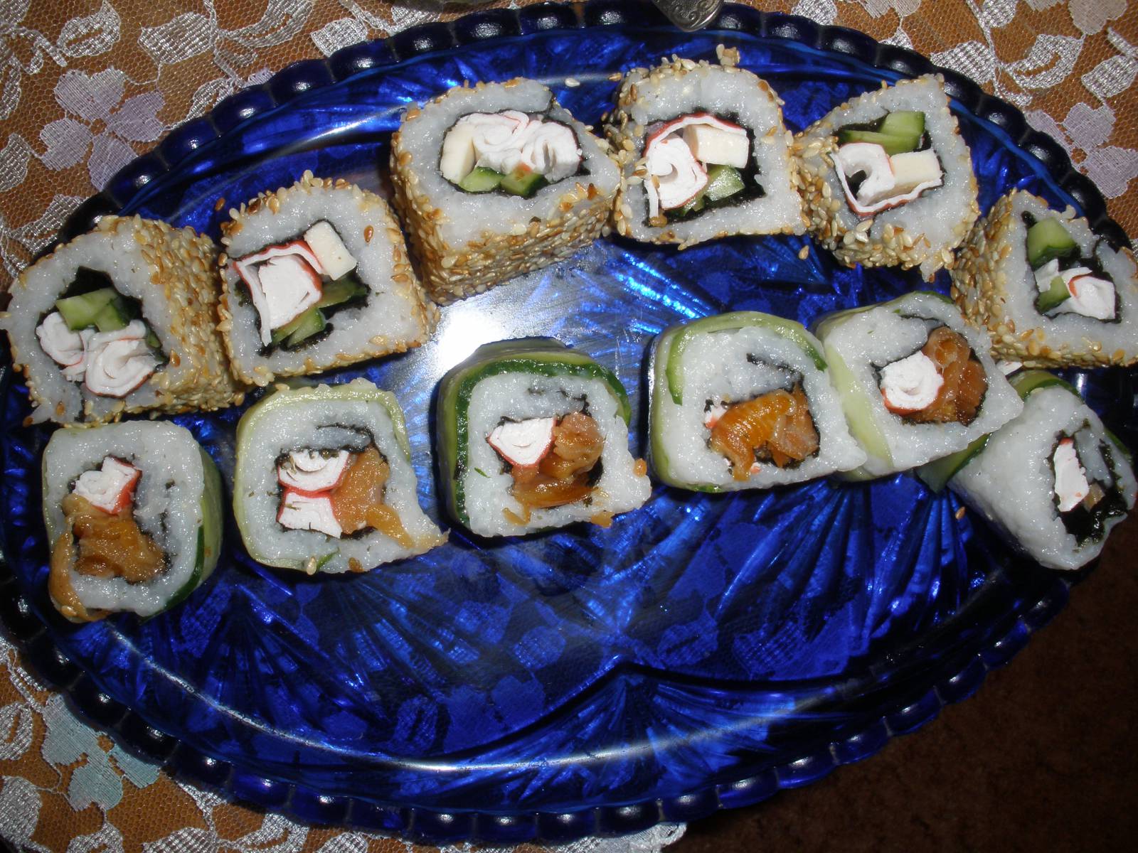 Hjemmelaget sushi