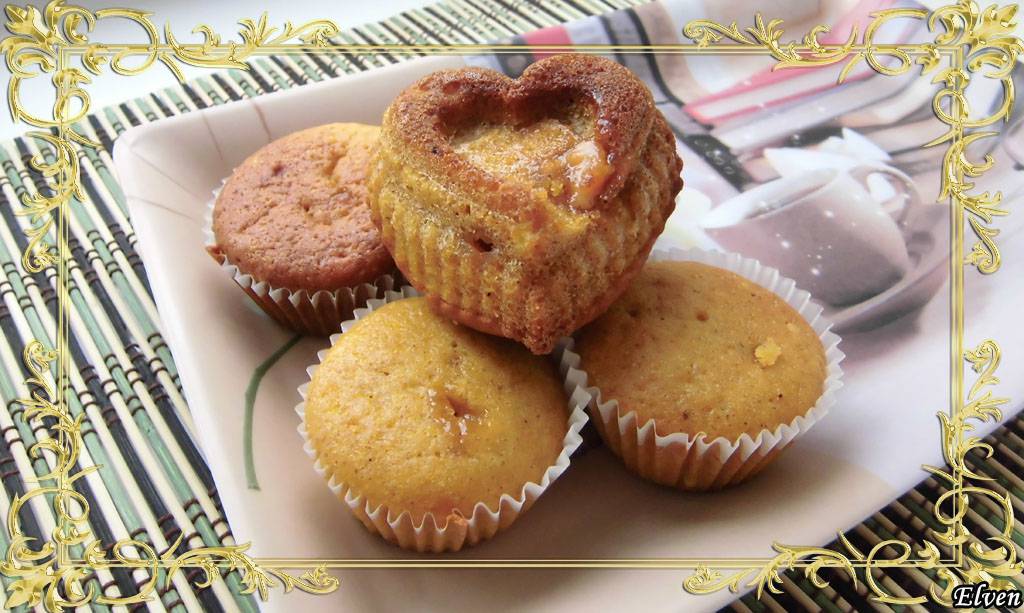 Ķirbju smalkmaizītes ar īrisu (Cornish Toffee Honeycomb Pumpkin Muffins)