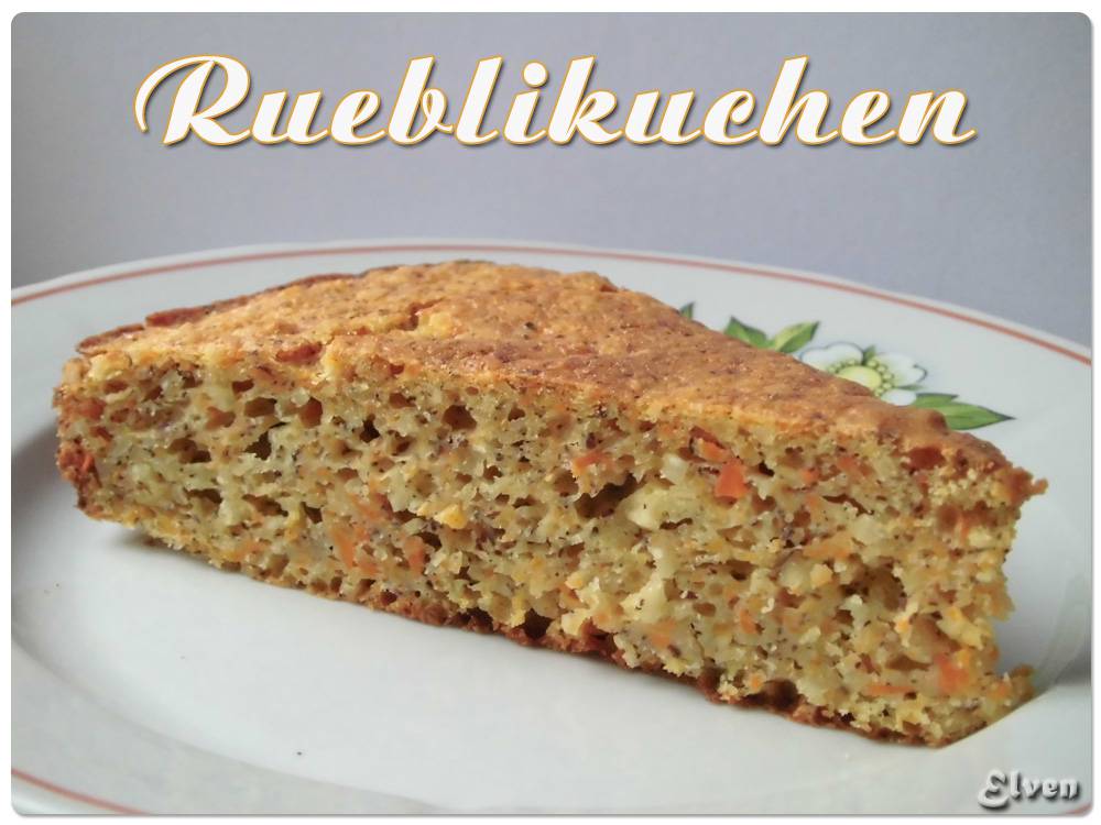 Rueblikuchen - burkānu kūka