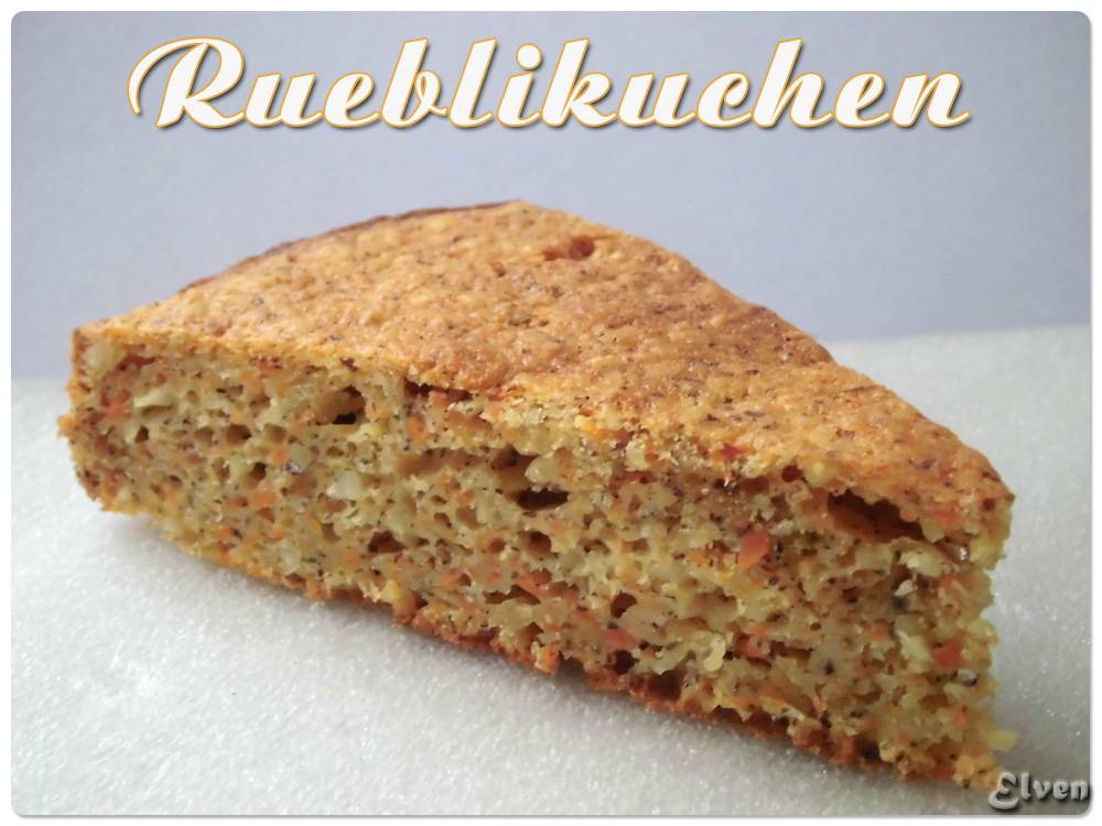 Rueblikuchen - burkānu kūka