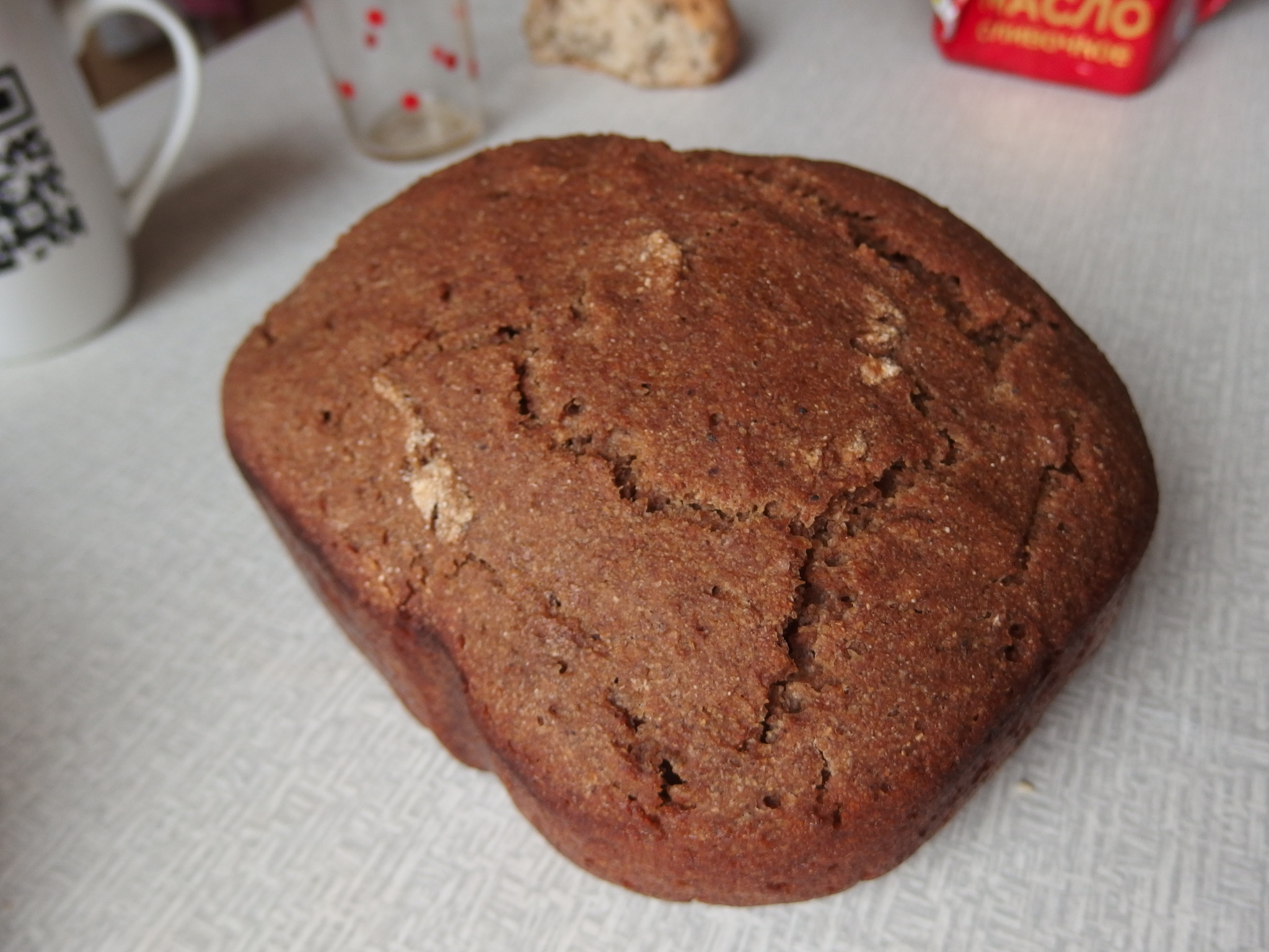 Borodinskij originalt brød i en brødmaker