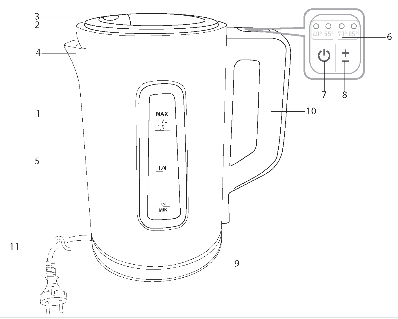 Redmond SkyKettle M139S - Fjernstyrt smart vannkoker