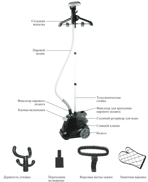 Kitfort KT-960 - kraftig dampbåt