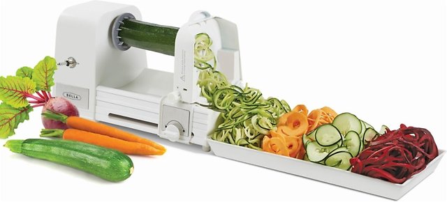 Spiralhakker (skiver, spiralizer) for kutting av grønnsaker og frukt